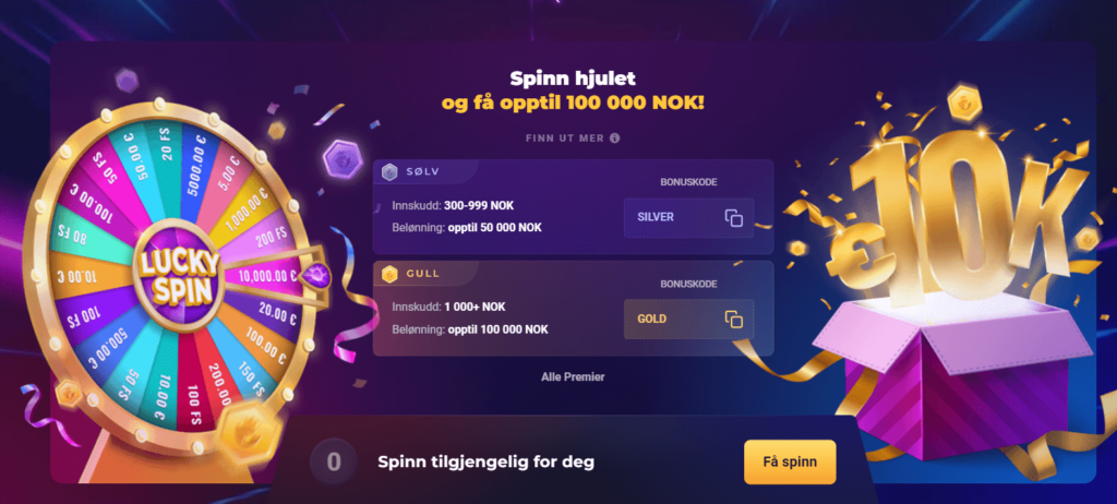 Joo Casino Lucky Spin Norway